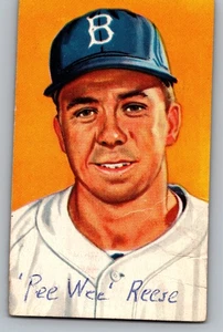 1953 Red Man #10 Pee Wee Reese LOW GRADE (trimmed) Baseball Card - Picture 1 of 2