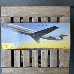 ✈️ HELLER Sud Aviation SE 210 CARAVELLE Vintage Model Airplane #RL318 - Picture 1 of 5