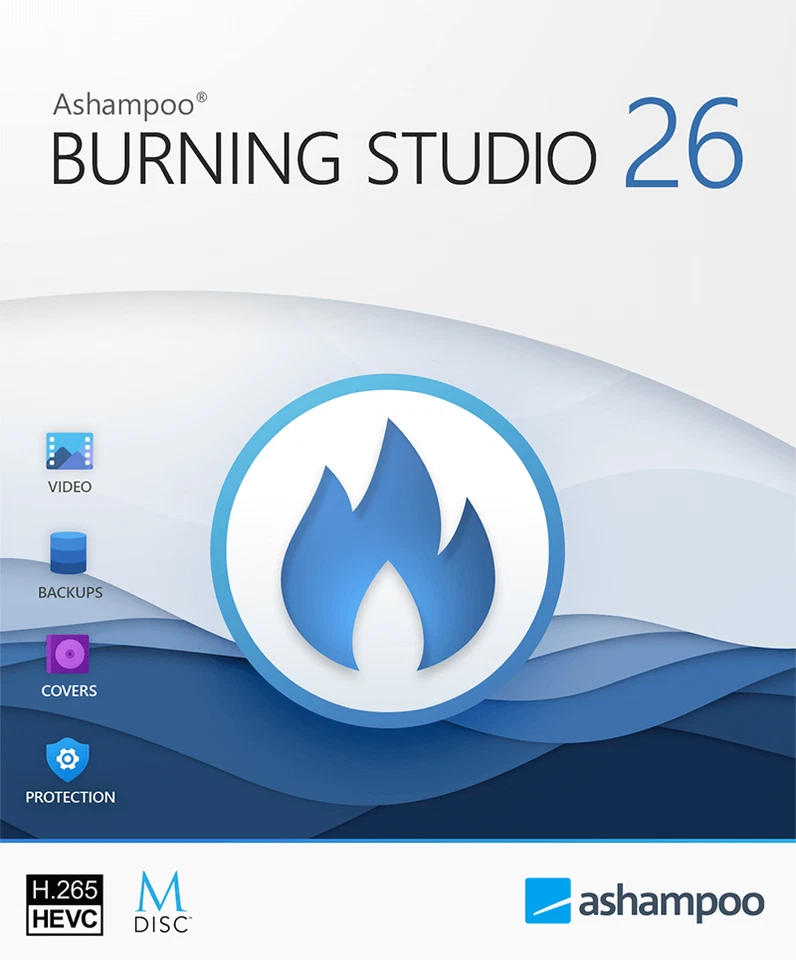 Ashampoo Burning Studio 26 Windows 11/10 1 PC Dauerlizenz Download