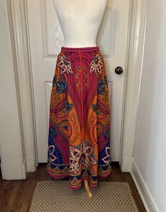 Maxi Falda Lucky & Coco Brillante y Viva Colorida Estampado Floral Talla M - Imagen 1 de 16