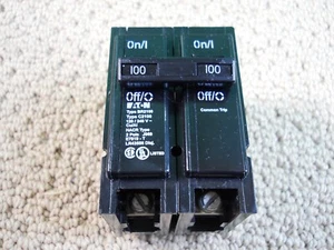 Neu Eaton/Cutler-Hammer/Sylvania BR2100 100 Amp 2-poliger Stecker Leitungsschutzschalter - Bild 1 von 5