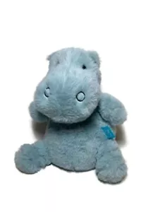 8" Manhattan Toy Petit Pomme Blue Green Hippo Soft Plush Stuffed Animal - Picture 1 of 2