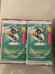 2 X 1991 YO! MTV RAPS, PROSET MUSICARDS 20 Card Total; FACTORY-SEALED PACKs - Picture 1 of 2