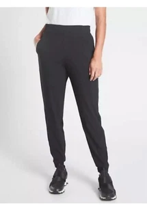 Athleta 4 (Small) Brooklyn Jogger schwarz Hose leichte Cityhose Reise - Bild 1 von 5