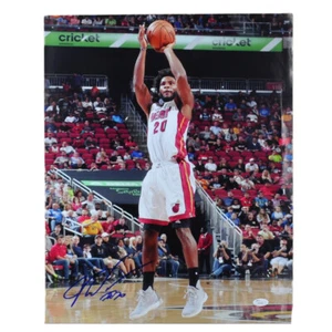 NBA Miami Heat Justise Winslow #20 Signed Autograph 16x20 Photograph Picture JSA - Picture 1 of 3