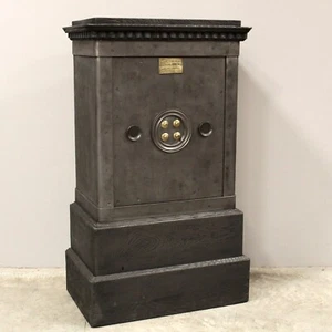 ANTIKE Geldschrank Panzerschrank SAFE STRONGBOX TRESOR CASSAFORTE - Bild 1 von 14