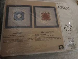 Vtg The Creative Circle Sea Star Needlepoint Kit 2524 Quilt Block Style 5” X 5” - Picture 1 of 4