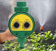 AUTOMATICO CENTRALINA PROGRAMMATORE IRRIGAZIONE 2 DIAL TIMER CONTROLLO IT