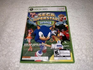 Sega Superstars Tennis (Microsoft Xbox 360, 2008) Juego Completo LN Como Nuevo! - Imagen 1 de 4