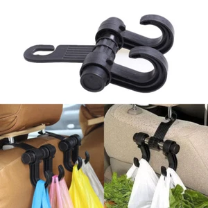 Universal Car Truck Suv Seat Back Dual Hanger Hook For Bag Purse Cloth Grocery - Bild 1 von 11