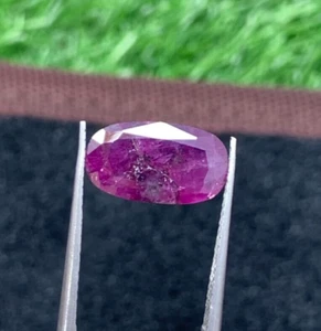3.70 ct top quality natural corundum ruby loose gemstone from Pakistan - Picture 1 of 4