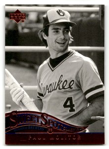 2005 Upper Deck Sweet Spot Classic Paul Molitor Brewers Baseball Card