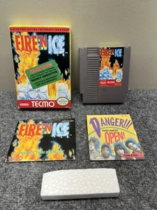 Fire 'N Ice Nintendo NES CIB Komplett Handbuch Box Cartridge Original & Getestet - Bild 1 von 8