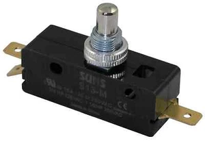 SUNS S-13M Panel Plunger Snap Action 15A Micro Switch ASKHC2J04AC - Picture 1 of 1