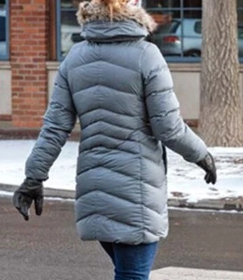 Down Puffer Jacket MARMOT Montreal Model Size Medium 700 Fill Slate Grey RRP$449 - Image 1 of 4