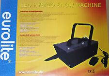 EUROLITE Snow 3010 Schneemaschine Hybrid LED Party DJ Karneval Fasching NEUWARE!