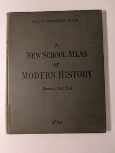 1913 Very Old Maps New School Atlas Of Modern History Ramsay Muir - Picture 1 of 23