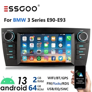 2+64G 7"Android13 Car Stereo Radio CarPlay GPS WIFI For BMW 3er E90 E91 E92 E93 - Picture 1 of 15