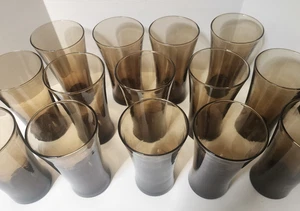 2 x Anchor Hocking Mocha Drinking Glasses Tumblers 16 oz. Beer Highball - Picture 1 of 3
