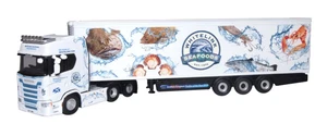 Frigorifero Oxford Diecast 1:76 Scania serie S Highline Whiteink frutti di mare 76SNG001 - Foto 1 di 1