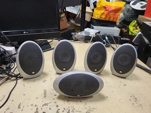 5 x KEF Egg HTS1001 Satelliten Surround Lautsprecher  - Bild 1 von 16