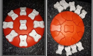 Interactive Dog Treat Puzzle Toys Bone Design Used Good Condition - Picture 1 of 1