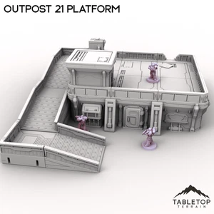 Outpost 21 Platform - Grimdark Gothic Wargaming Tabletop - Picture 1 of 7