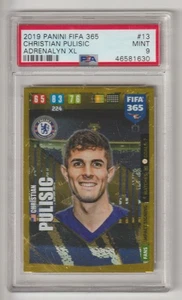 Panini FIFA 365 #13 2019 Christian Pulisic - Adrenalyn XL PSA 9 - Imagen 1 de 2