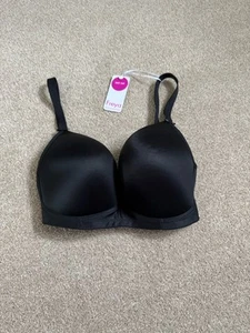 New Freya Women's Deco Black Soft Cup Non-Wired Bra, UK Size 28G - Picture 1 of 12
