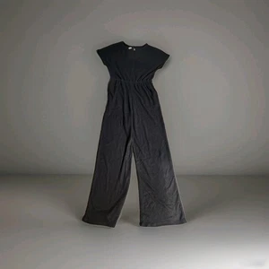 Evsie Girls Size L 11/12 Black Full Length Romper Wore Once 65% Polyester - Picture 1 of 2