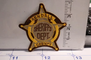 police patch KENDALL COUNTY SHERIFF INDIANA - Picture 1 of 1