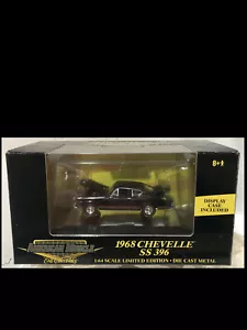 1968 Chevrolet Chevelle Black 1:64 Ertl American Muscle 32658 - Picture 1 of 1