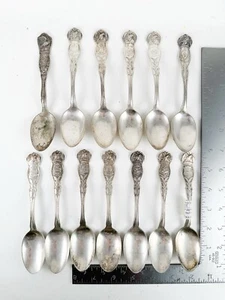 WM ROGERS State Löffel Sammlung Lot 13 Löffel versilbert Vintage AA IS - Bild 1 von 20
