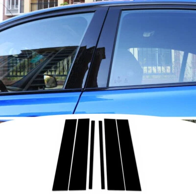 Tampa de janela postes guarnição porta pilar preta para Honda Ridgeline 2009-2014 2015 - Imagem 1 de 4