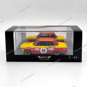 MODELOS A ESCALA 1/43 NEO BMW 2002 Pneuhoge DRM #68 1970 resina colección limitada - Imagen 1 de 7