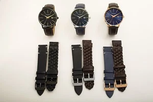 Akribos XXIV Men's AK1104 Quartz Date Three Interchangeable Straps Watch Set - Picture 1 of 10