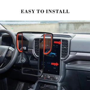 Cubierta de decoración de marco de navegación de consola central para Ford Ranger 2023 2024 - Imagen 1 de 7