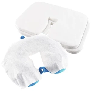 200 Pcs Soft Disposable Face Cradle Cover Massage Face Covers for Massage Tables - Picture 1 of 2