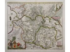 Overijssel Nederland Transisalania Provincia Vulgo OverYssel old map de Wit 1655