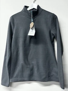 Women’s Peter Storm Fleece Jumper Top Size 12 Grey Blue Zip NEW - Picture 1 of 15