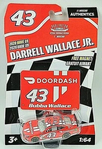 Darrell Wallace Jr. DOORDASH NASCAR Authentics Darlington 2020 Wave 9 1:64 NEW - Picture 1 of 2