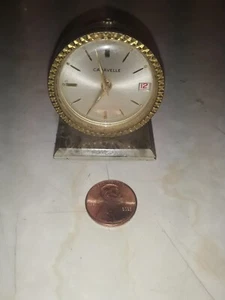 VINTAGE CARAVELLE MINI M5 ALARM CLOCK 7 JEWELS SWISS Runs Well - Picture 1 of 10