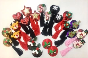 Christmas Nipple Covers Pasties Tassels Sequin Burlesque Lingerie SECRET SANTA - Picture 1 of 31