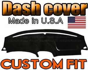 Fits 2002-2006 FORD THUNDERBIRD DASH COVER MAT DASHBOARD PAD / BLACK - Picture 1 of 5