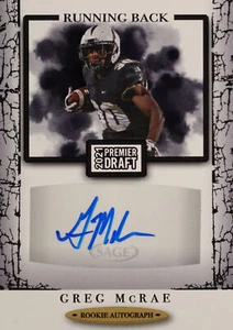 2021 Sage Premier Draft Premier Draft Autographs #A62: Greg McCrae Base - Picture 1 of 4