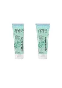 Jovees Herbal Jojoba & Neem Face Scrub 100g x 2 Pack free shipping world wide - Picture 1 of 7