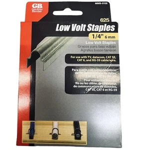 Gardner Bender MMS-3102 Low Volt Gun Staples, 1/4" - Picture 1 of 2