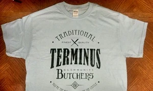 T-shirt Terminus Community Butchers Walking Dead taglia uomo M - Foto 1 di 1