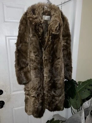 Abrigo de piel marrón para mujer Revillon Boutique talla XL? *Leer* Foto 1 de 4