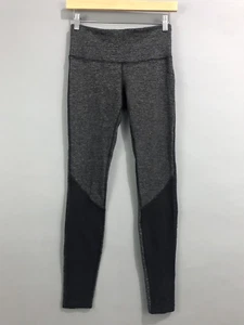 Lululemon Runder Under Full On Knit Leggings Gr. 6 Heather Gray Black Gym Active - Bild 1 von 8